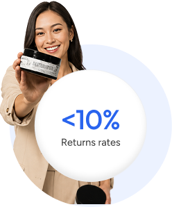 <10% Returns rate